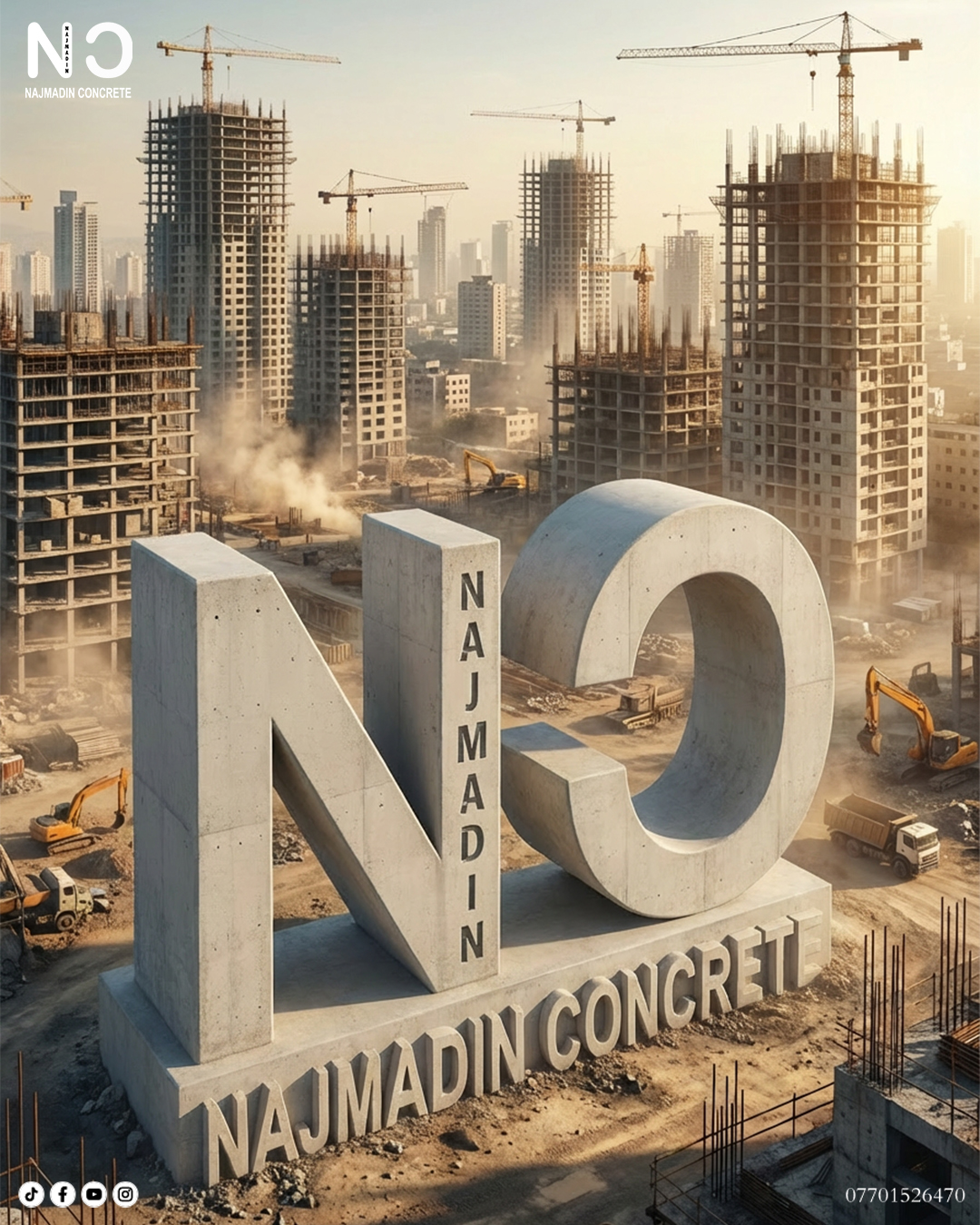 Concrete foundation and placement